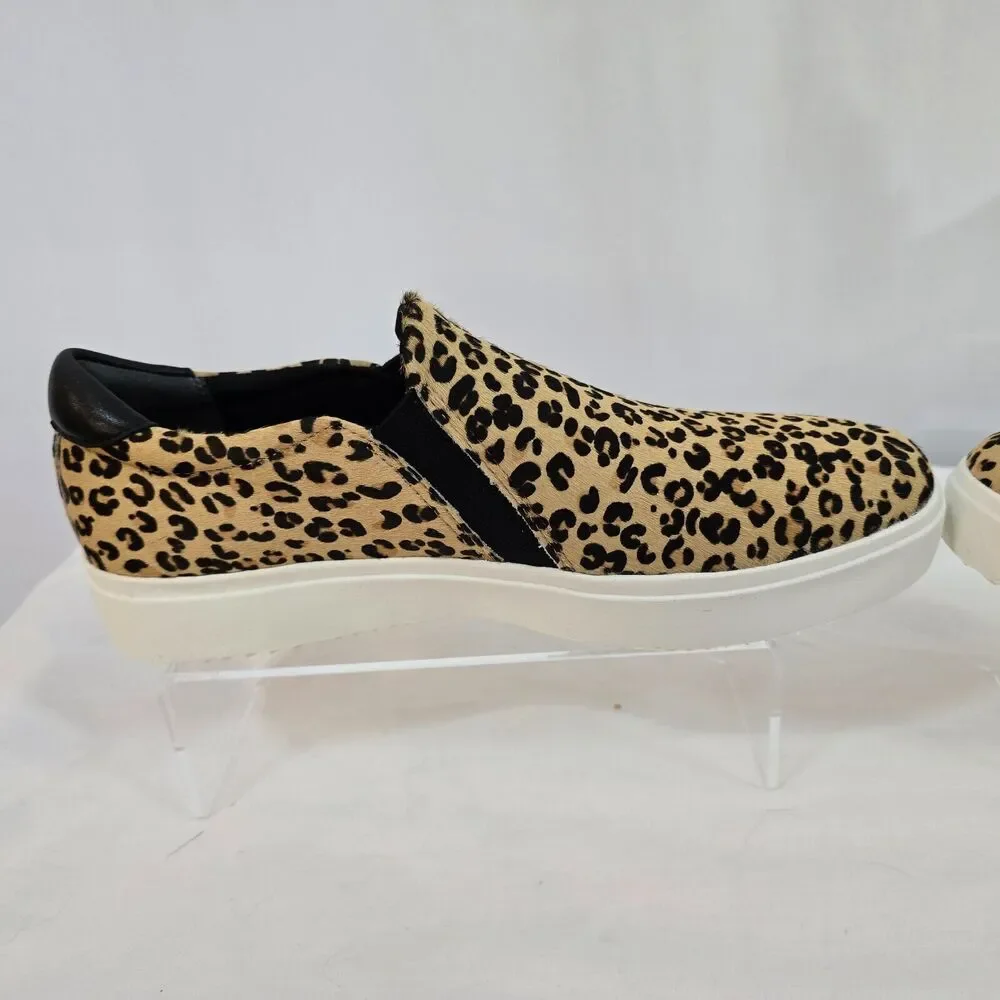 Dr. Scholls Espadrilles Leta Shoes Women's 11 M Tan Black Leopard Slip On NIB